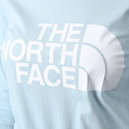 The North Face - Camiseta de manga larga para mujer A4M7F Azul cielo