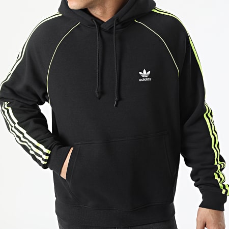 Adidas Originals - Sweat Capuche A Bandes SST HG3867 Noir