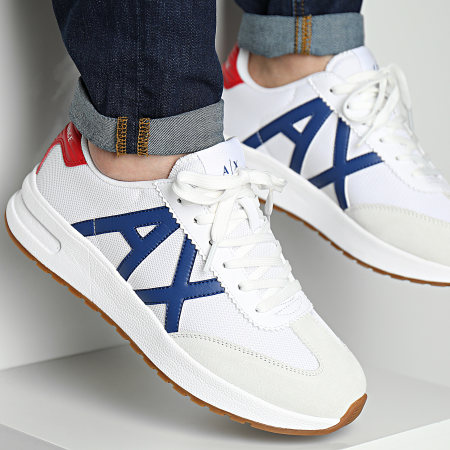 Armani Exchange - Sneakers XUX071-XV527 Bianco ottico Blu Rosso