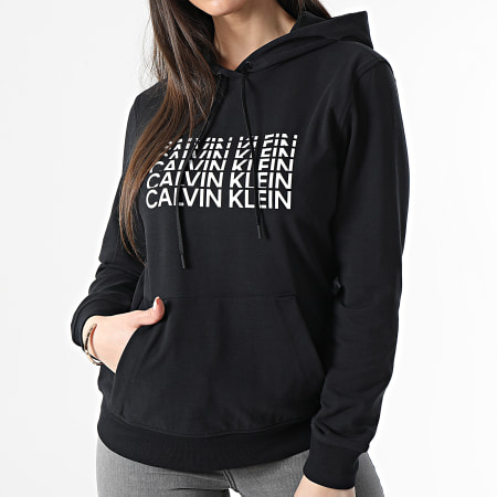 Calvin Klein Sweat Capuche Femme GWH1W313 Noir Ryses