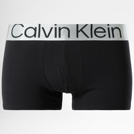 Calvin Klein - Set di 3 boxer Reconsidered Steel NB3130A Nero Bianco Grigio Heather Argento