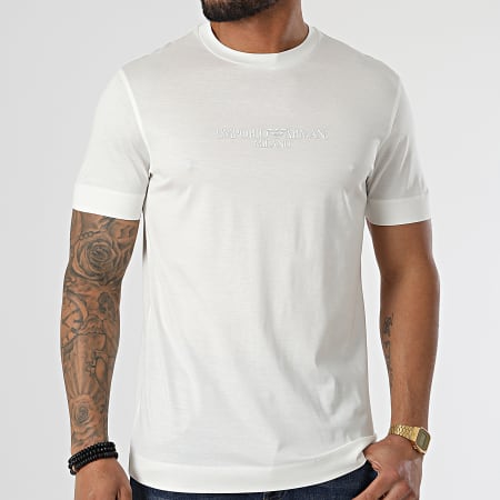 Emporio Armani - Camiseta 3L1TCF-1JUVZ Blanca