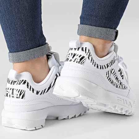 Fila Women's Fila Disruptor Flower Blanc Fila Baskets Femme
