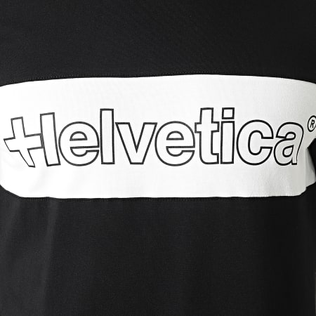 Helvetica - Tee Shirt Lutece Noir