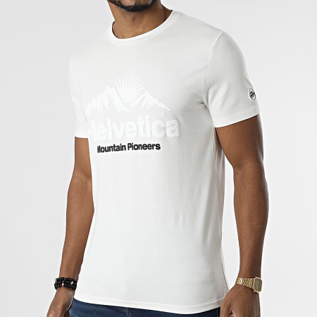Helvetica - Camiseta blanca Croisic