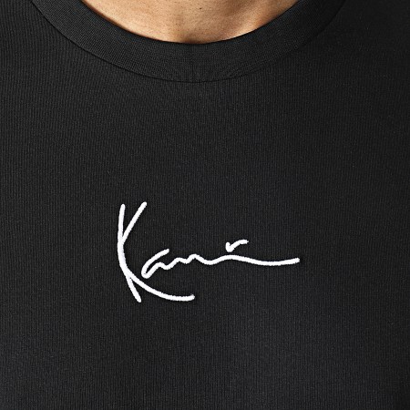Karl Kani - Tee Shirt A Manches Longues Small Signature Noir