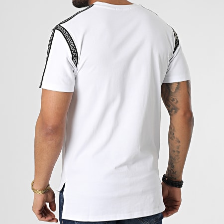 John H - Camiseta oversize XW913 Blanca