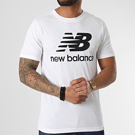 New Balance - Maglietta MT01575 Bianco