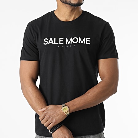 Sale Môme Paris - Camiseta León Negra Blanca