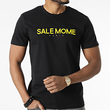 Sale Môme Paris - Tee Shirt Lion Noir Jaune