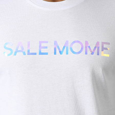 Sale Môme Paris - Tee Shirt Holo Laser Nounours Blanc