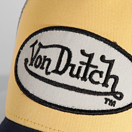 Von Dutch - Navy Blue Yellow Trucker Cap