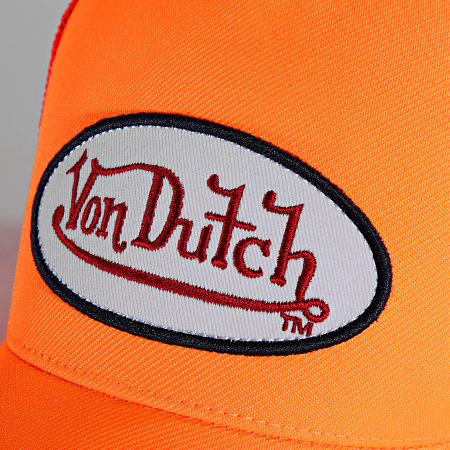 Von Dutch - Gorra Trucker naranja fluorescente