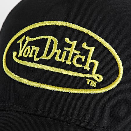 Von Dutch - Cappello Trucker Neo Nero Giallo