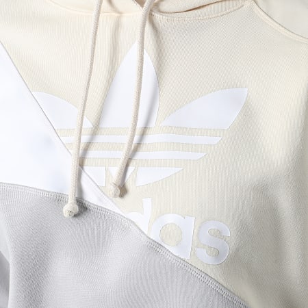 Adidas Originals - Sudadera con capucha para mujer HC7037 Beige