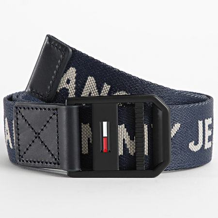 Tommy Jeans - Cintura a fettuccia rialzata 8572 blu navy
