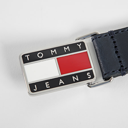 Tommy Jeans - Cintura da donna Heritage Plaque 1657 blu navy