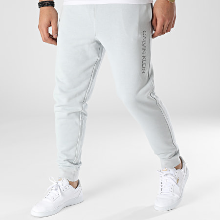 Calvin Klein - 1P606 Pantalones de chándal reflectantes gris claro