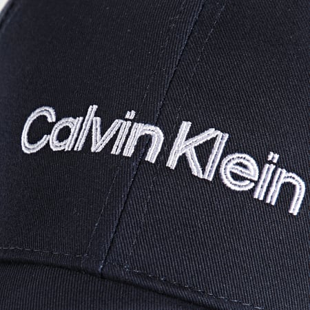 Calvin Klein - Gorra doble línea bordada 8249 Azul marino