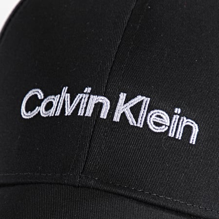 Calvin Klein - Gorra doble línea bordada 8249 Negro
