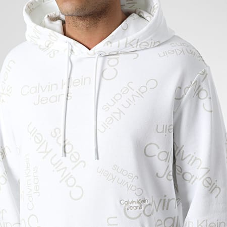 Calvin Klein - Sweat Capuche 0030 Blanc