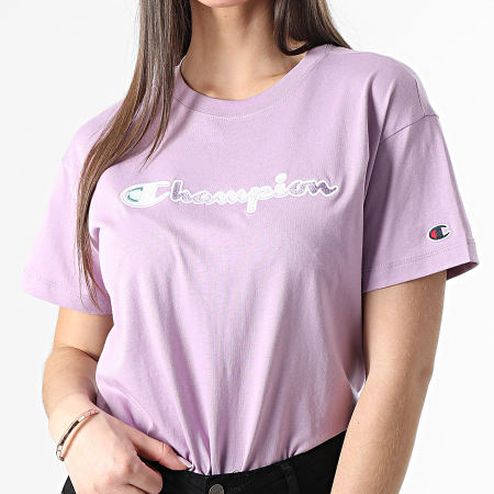 Champion - Tee Shirt Femme 115351 Violet