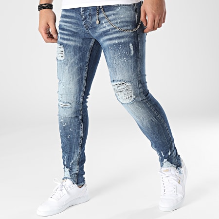 Classic Series - Jeans slim DHZ-3699 Blu Denim