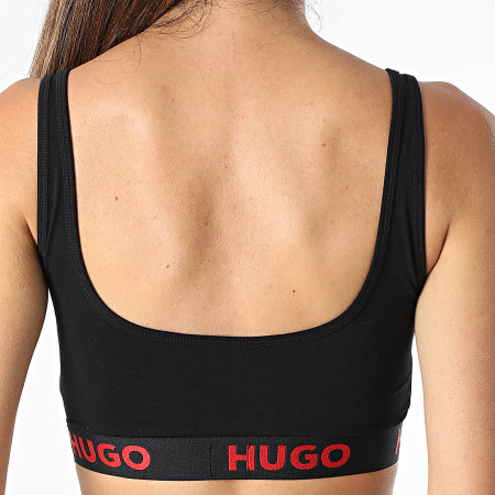 HUGO - Sujetador Sporty Logo Mujer 50469631 Negro