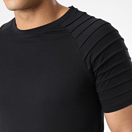 LBO - Lote de 2 camisetas oversize 2382 Negro y Beige