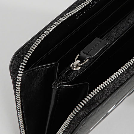 Calvin Klein - Portafoglio Donna Sculpted Mono Zip Around 7634 Nero