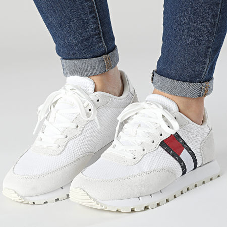 Tommy Jeans - Retro Runner 1730 Marfil Zapatillas Mujer