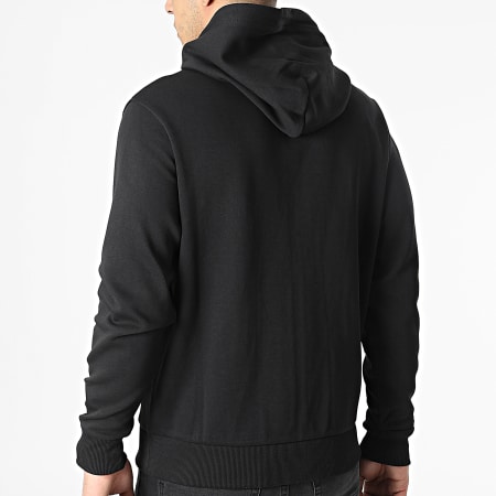 Calvin Klein - Sudadera con capucha y cremallera Interlock Micro Logo 8865 Negro