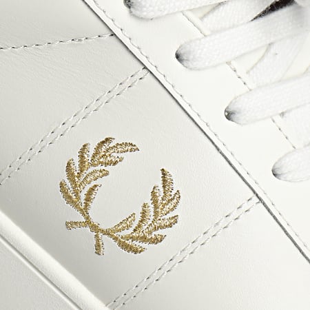 Fred Perry - Sneakers Spencer in pelle B2326 Porcelain