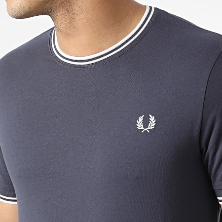 Fred Perry - Camiseta Twin Tipped M1588 Gris Antracita