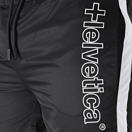 Helvetica - Alexander Pantaloncini da jogging neri con bande