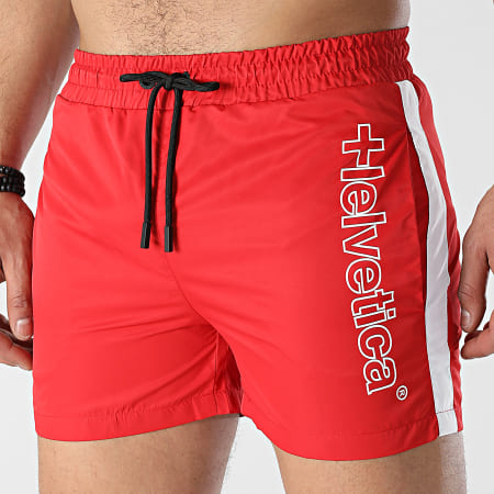 Helvetica - Pantalón corto Alexander con banda roja