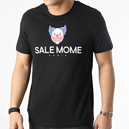 Sale Môme Paris - Camiseta Clown Negro Blanco