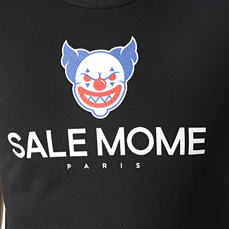 Sale Môme Paris - Camiseta Clown Negro Blanco