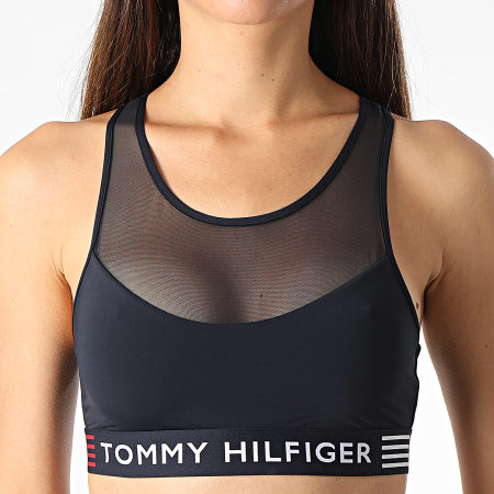 Tommy Hilfiger - Sujetador de mujer sin forro 3510 azul marino