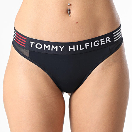 Tommy Hilfiger - Tanga de mujer 3542 Azul marino