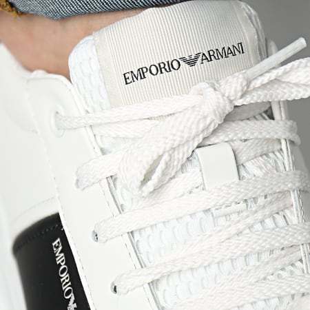 Emporio Armani - Baskets X4X570 XN010 White Black White