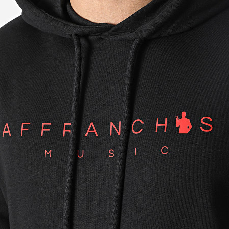 Affranchis Music - Ensemble De Survetement Affranchis Music Logo Noir Rouge