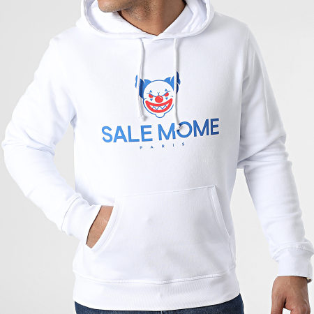 Sale Môme Paris - Sweat Capuche Clown Blanc