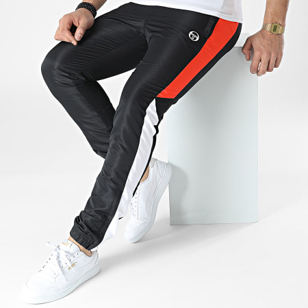 Sergio Tacchini - Pantalon Jogging Equilatero 39511 Noir Orange