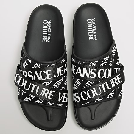 Versace Jeans Couture - Claquettes Fondo Arizona 72YA3SM2 Noir