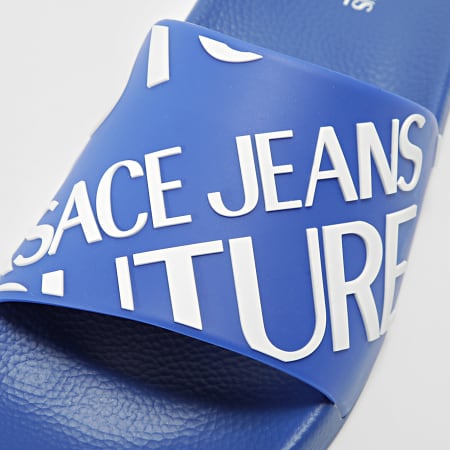 Versace Jeans Couture - Claquettes Fondo Slide 72YA3SQ1 Bleu Roi
