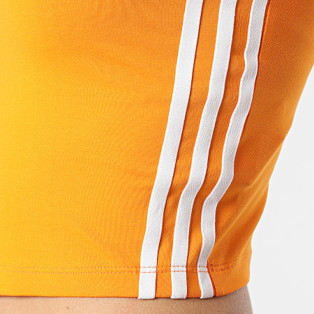 Adidas Originals - Canotta donna con strisce HC1979 Arancione
