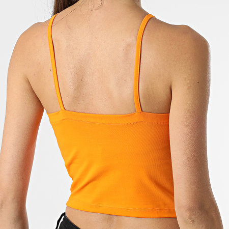 Adidas Originals - Camiseta de tirantes para mujer con rayas HC1979 Naranja