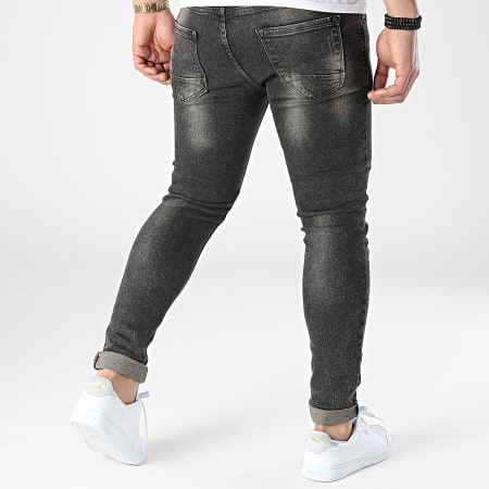 Black Industry - 132 Jeans skinny grigio antracite