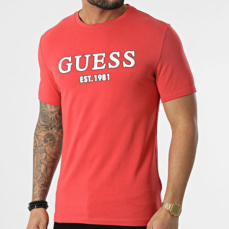 Guess M2GI21 J1311 Maglietta rossa Ryses